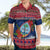 Guam Christmas Hawaiian Shirt Guaman Seal Poinsettia Felis Pasgua LT05 - Polynesian Pride