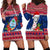 Guam Christmas Hoodie Dress Guaman Seal Poinsettia Felis Pasgua LT05 - Polynesian Pride