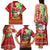 Personalised Hawaii Christmas Family Matching Tank Maxi Dress and Hawaiian Shirt Funny Santa Claus Surf Mele Kalikimaka