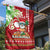 Hawaii Christmas Garden Flag Funny Santa Claus Surf Mele Kalikimaka