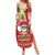 Personalised Hawaii Christmas Summer Maxi Dress Funny Santa Claus Surf Mele Kalikimaka