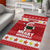 Hawaii Funny Christmas Area Rug Spam Musubi Santa