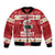 Hawaii Funny Christmas Bomber Jacket Spam Musubi Santa