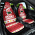 Hawaii Funny Christmas Car Seat Cover Spam Musubi Santa