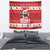 Hawaii Funny Christmas Tapestry Spam Musubi Santa