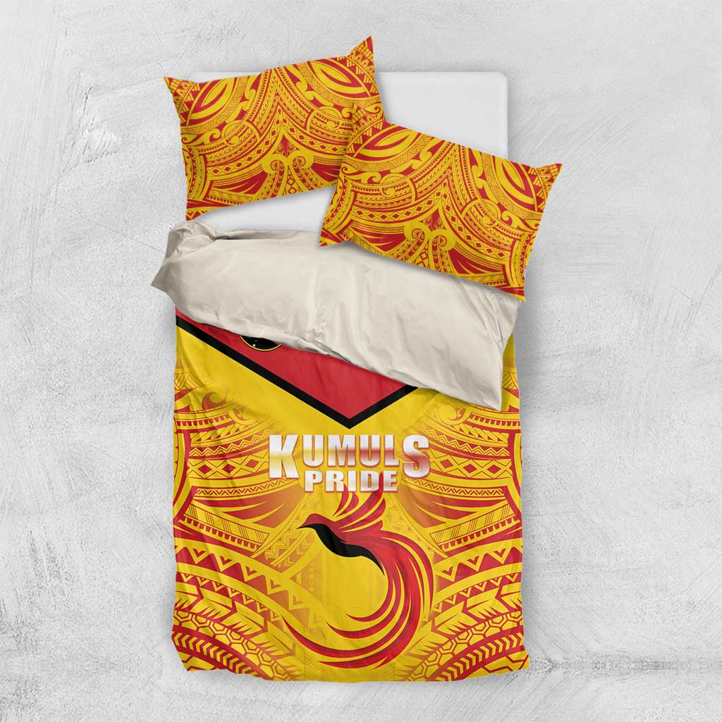 Papua New Guinea Rugby Bedding Set Kumul Pride Go Champions