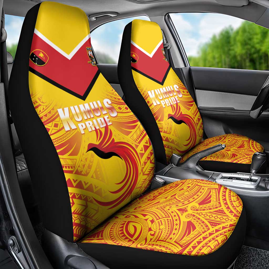 Papua New Guinea Rugby Car Seat Cover Kumul Pride Go Champions