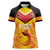 Papua New Guinea Rugby Custom Women Polo Shirt Kumul Pride Go Champions