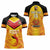 Papua New Guinea Rugby Custom Women Polo Shirt Kumul Pride Go Champions