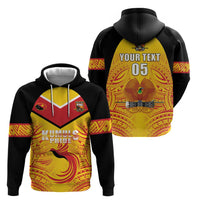 Papua New Guinea Rugby Custom Zip Hoodie Kumul Pride Go Champions