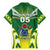 Cook Islands Rugby Custom Family Matching Mermaid Dress and Hawaiian Shirt The Kukis Go Champions