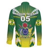 Cook Islands Rugby Custom Family Matching Mermaid Dress and Hawaiian Shirt The Kukis Go Champions LT05 - Polynesian Pride