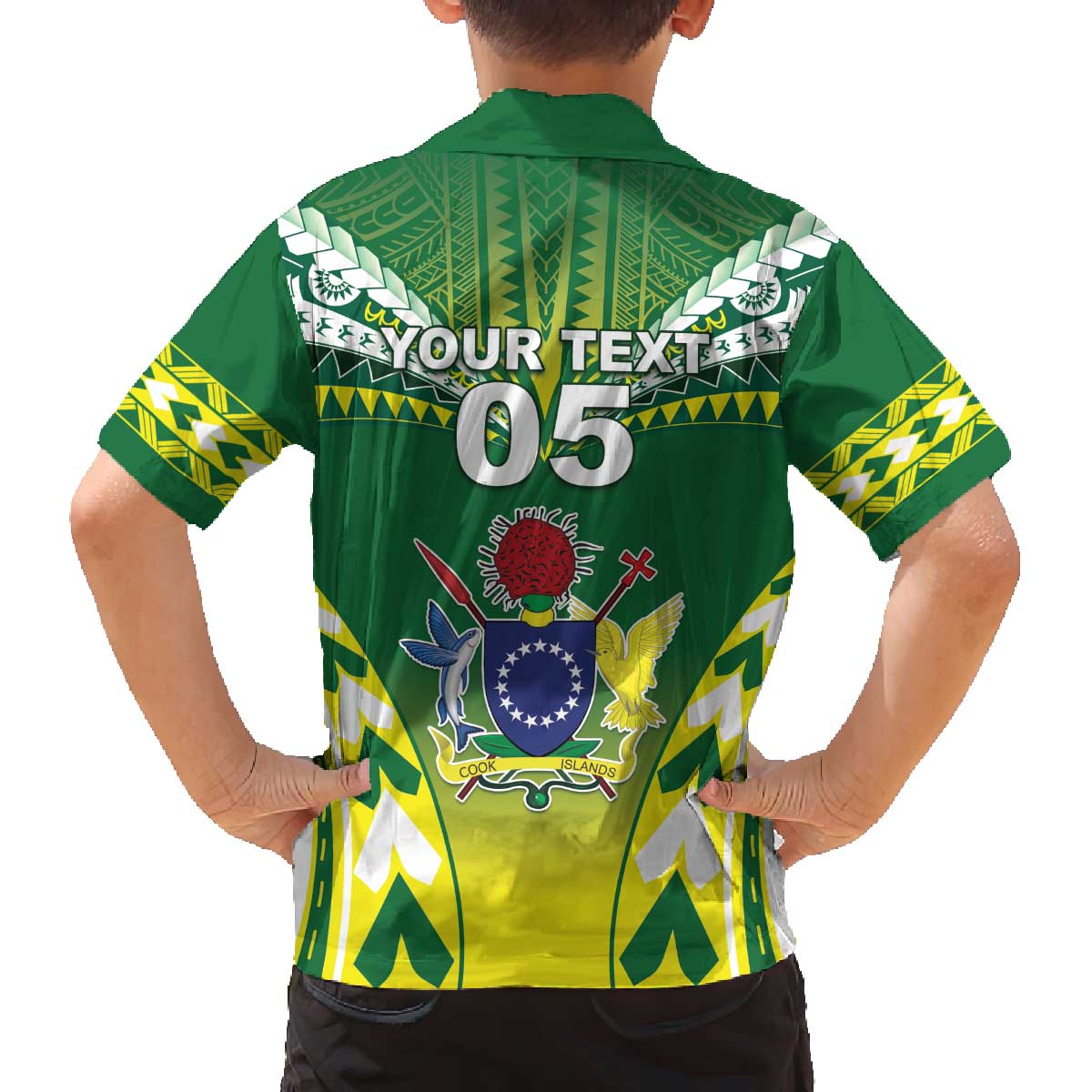 Cook Islands Rugby Custom Family Matching Off The Shoulder Long Sleeve Dress and Hawaiian Shirt The Kukis Go Champions LT05 - Polynesian Pride