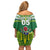 Cook Islands Rugby Custom Off Shoulder Short Dress The Kukis Go Champions