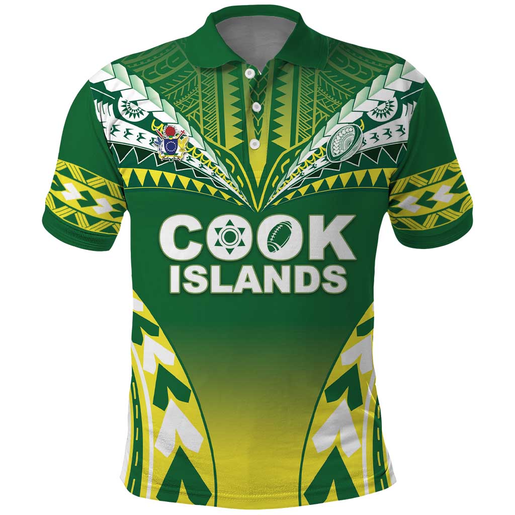 Cook Islands Rugby Custom Polo Shirt The Kukis Go Champions