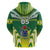 Cook Islands Rugby Custom Zip Hoodie The Kukis Go Champions