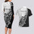 New Zealand Kiwi Rugby Custom Couples Matching Long Sleeve Bodycon Dress and Hawaiian Shirt Go Champions Maori Pattern