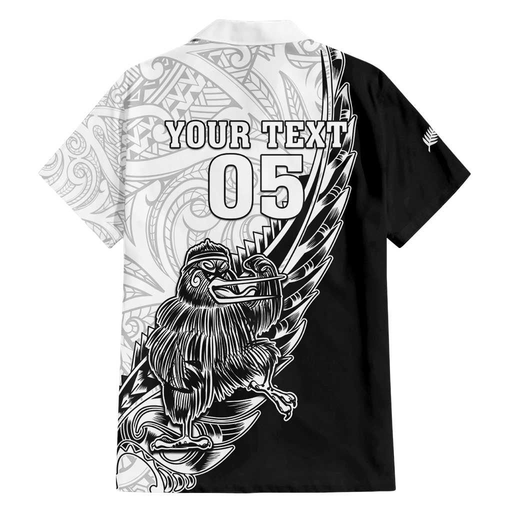 New Zealand Kiwi Rugby Custom Family Matching Short Sleeve Bodycon Dress and Hawaiian Shirt Go Champions Maori Pattern LT05 - Polynesian Pride