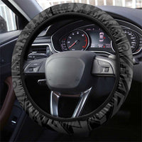 Polynesia Beach Volleyball Steering Wheel Cover Gold Polynesian Tribal Pattern - Polynesian Pride