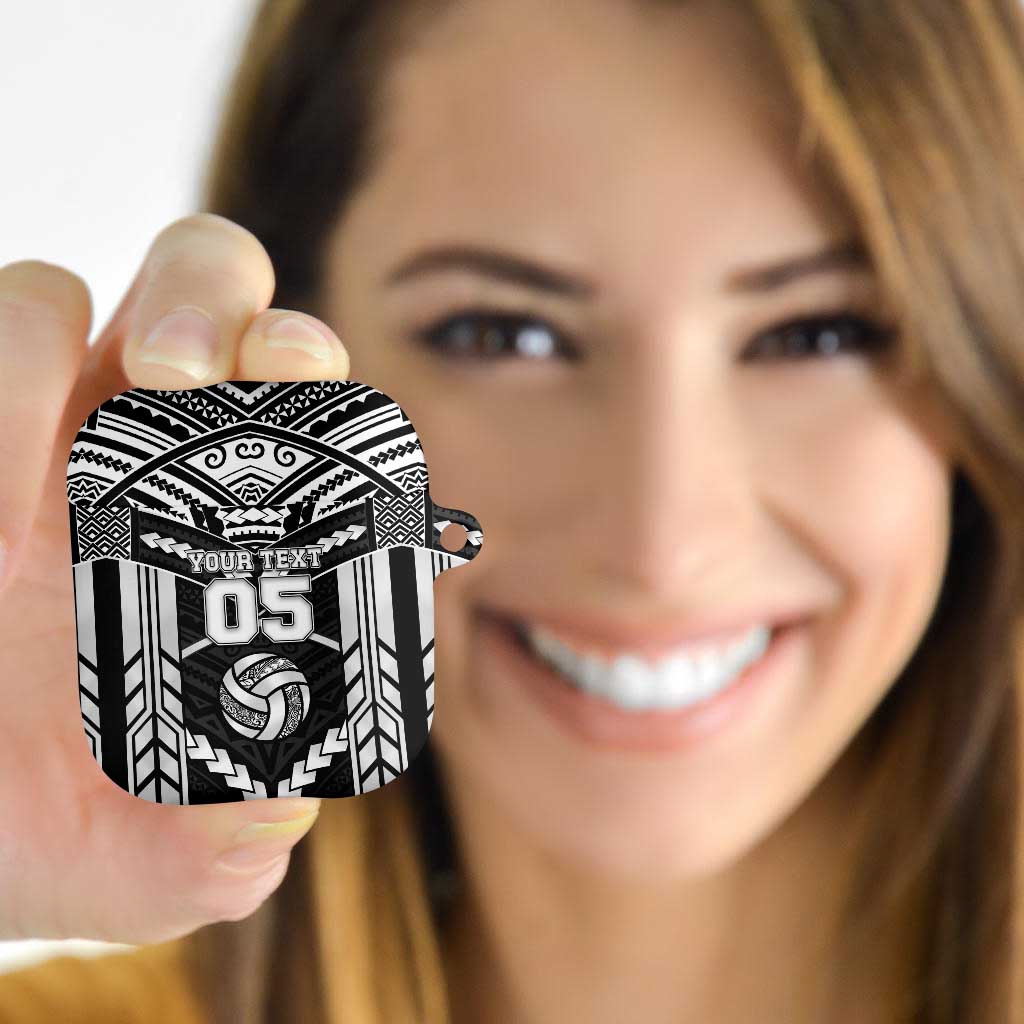 Custom Polynesia Beach Volleyball AirPods Case Polynesian Tribal Pattern - Polynesian Pride