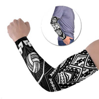 Custom Polynesia Beach Volleyball Arm Sleeves Polynesian Tribal Pattern - Polynesian Pride