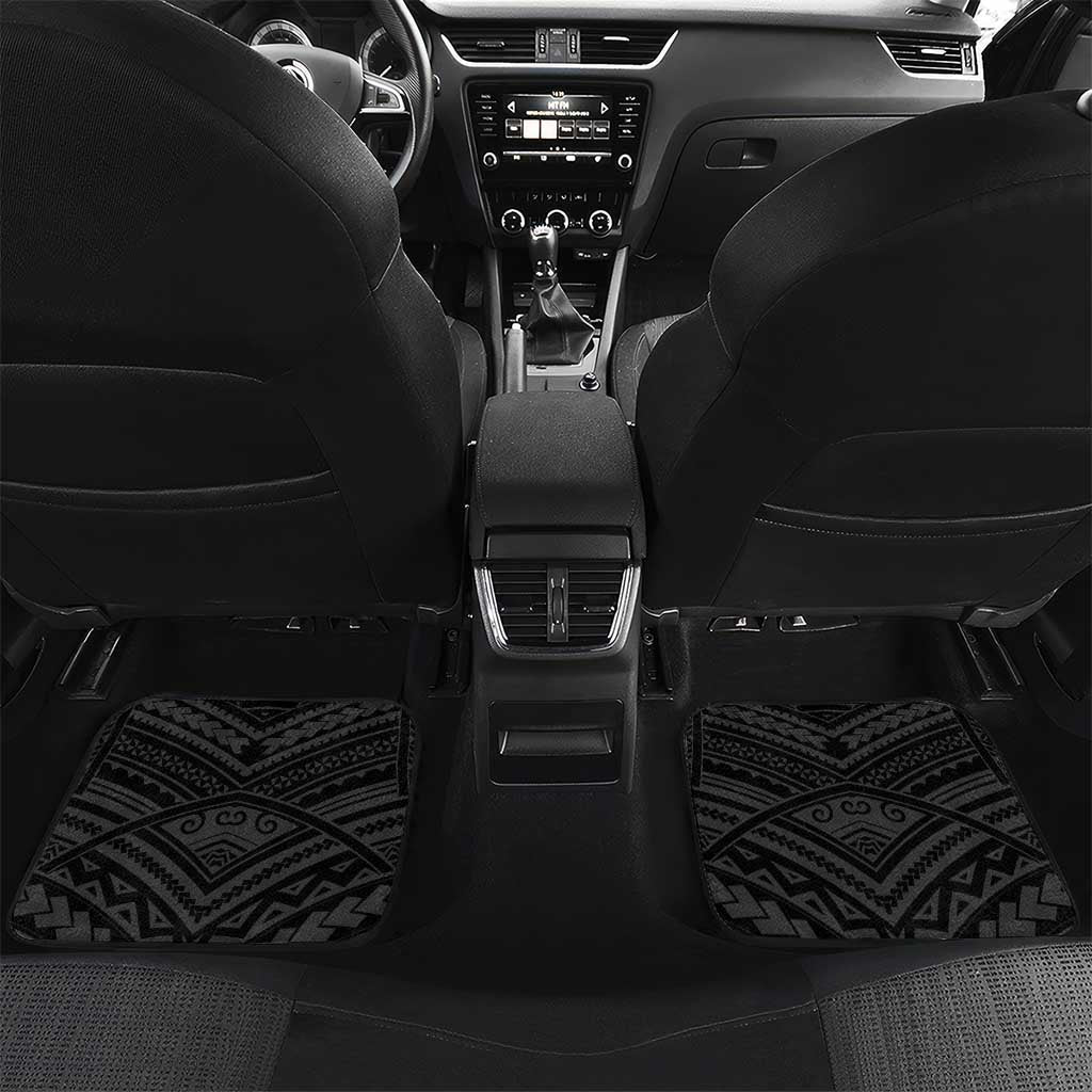Custom Polynesia Beach Volleyball Car Mats Polynesian Tribal Pattern - Polynesian Pride