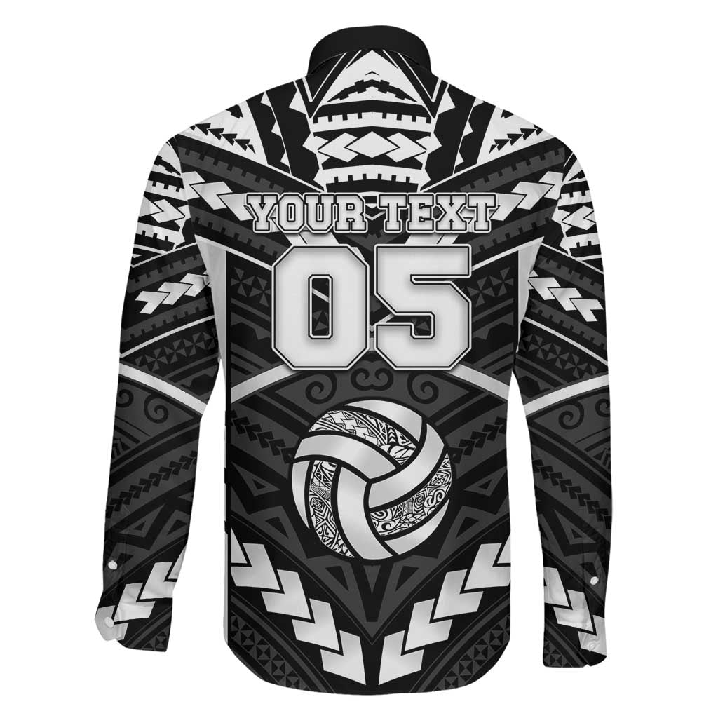 Custom Polynesia Beach Volleyball Family Matching Puletasi and Hawaiian Shirt Polynesian Tribal Pattern - Polynesian Pride