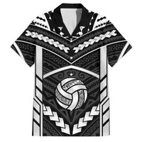 Custom Polynesia Beach Volleyball Family Matching Tank Maxi Dress and Hawaiian Shirt Polynesian Tribal Pattern - Polynesian Pride