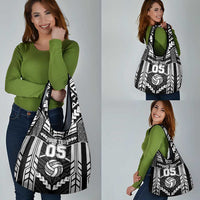 Custom Polynesia Beach Volleyball Grocery Bag Polynesian Tribal Pattern - Polynesian Pride