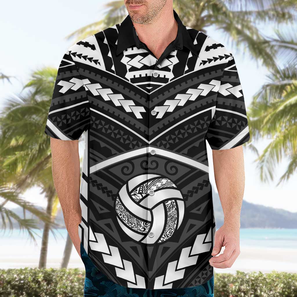 Custom Polynesia Beach Volleyball Hawaiian Shirt Polynesian Tribal Pattern - Polynesian Pride