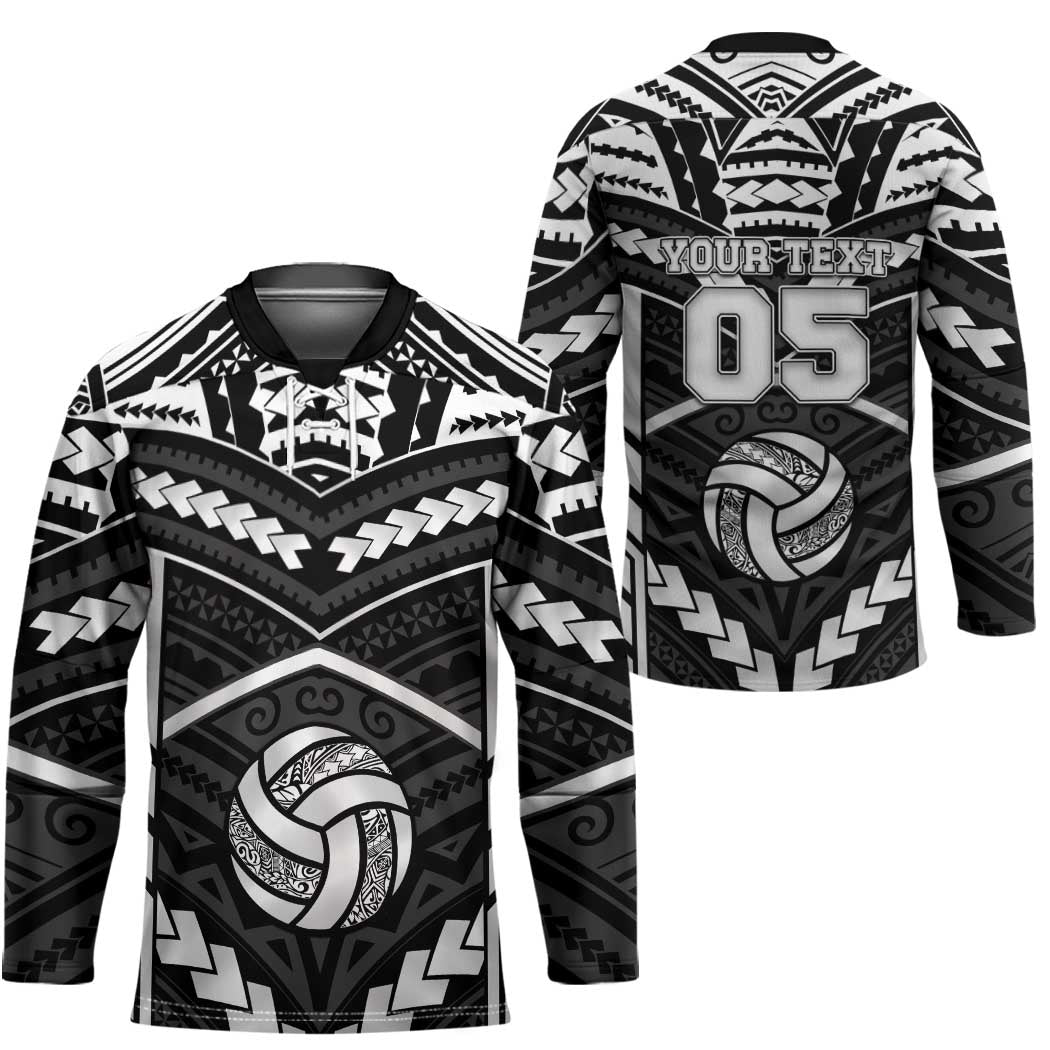 Custom Polynesia Beach Volleyball Hockey Jersey Polynesian Tribal Pattern - Polynesian Pride