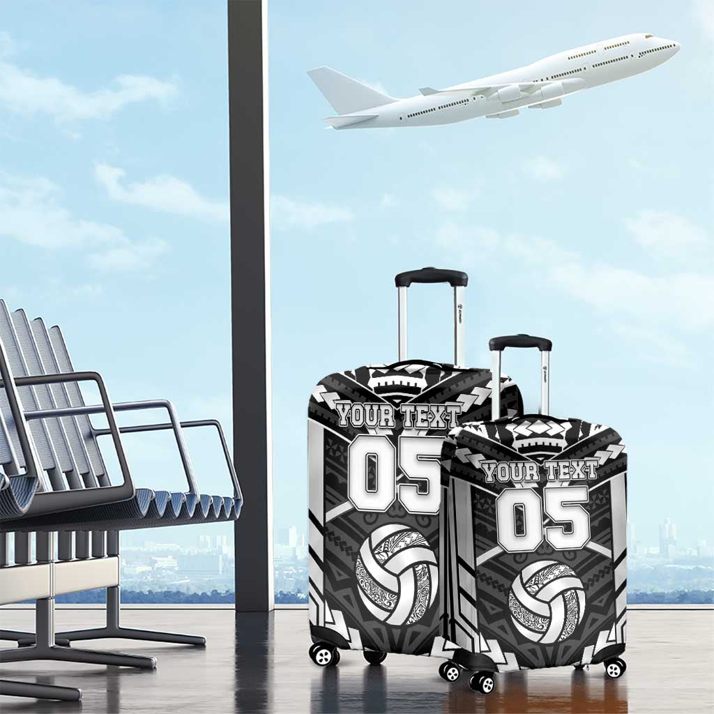 Custom Polynesia Beach Volleyball Luggage Cover Polynesian Tribal Pattern - Polynesian Pride