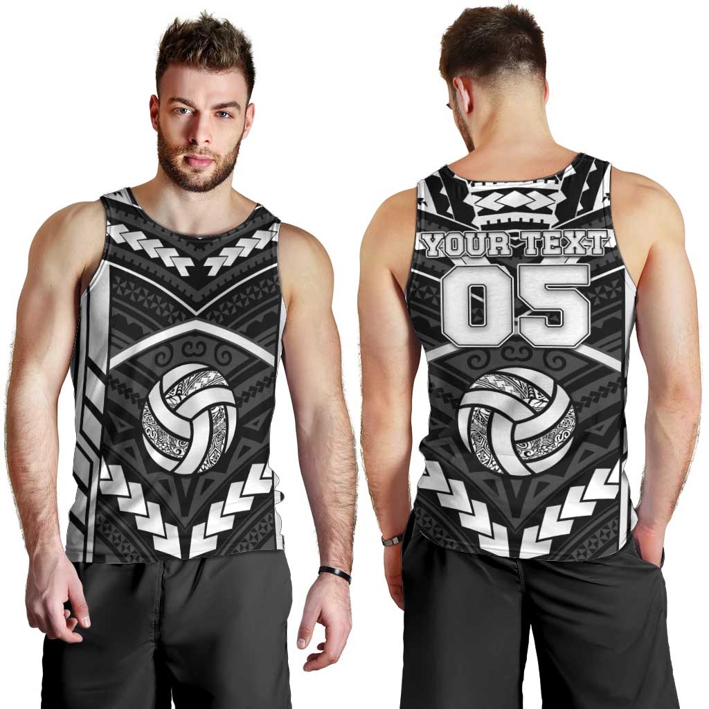 Custom Polynesia Beach Volleyball Men Tank Top Polynesian Tribal Pattern - Polynesian Pride