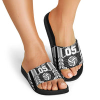 Custom Polynesia Beach Volleyball Slide Sandals Polynesian Tribal Pattern - Polynesian Pride