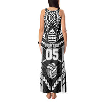Custom Polynesia Beach Volleyball Tank Maxi Dress Polynesian Tribal Pattern - Polynesian Pride