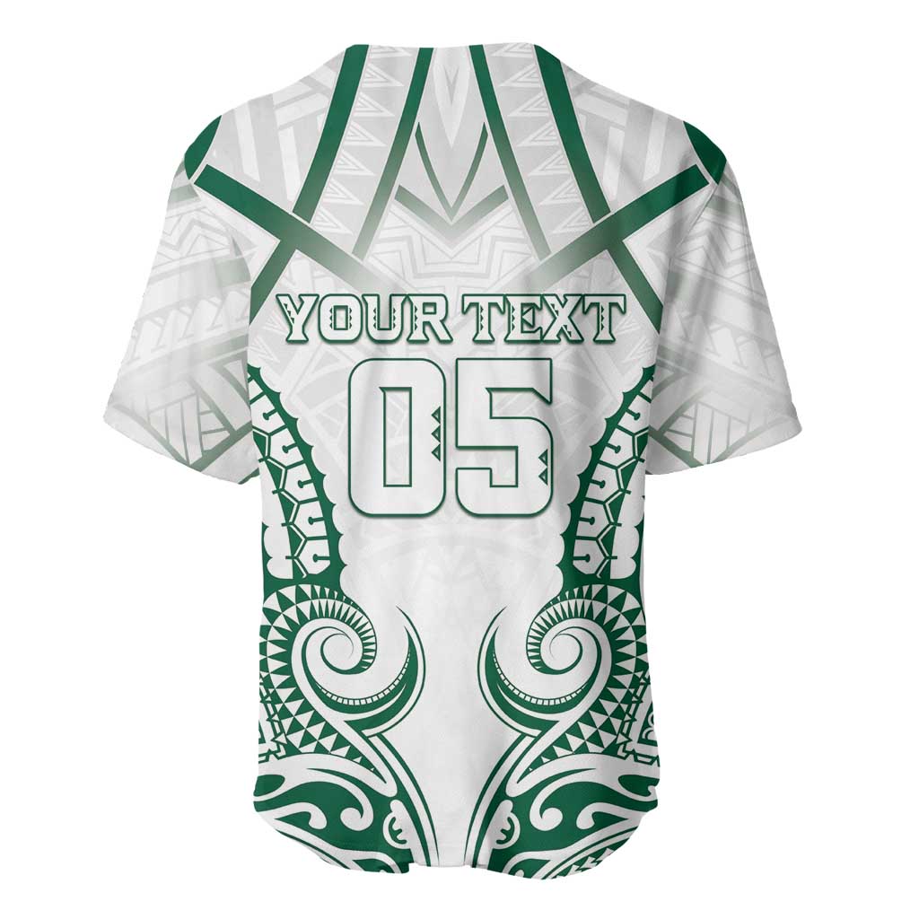 Custom Hawaii Volleyball Baseball Jersey Polynesian Pattern - Polynesian Pride