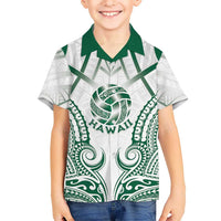 Custom Hawaii Volleyball Family Matching Tank Maxi Dress and Hawaiian Shirt Polynesian Pattern - Polynesian Pride