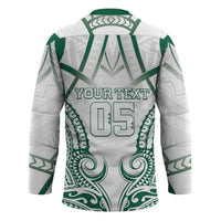 Custom Hawaii Volleyball Hockey Jersey Polynesian Pattern - Polynesian Pride