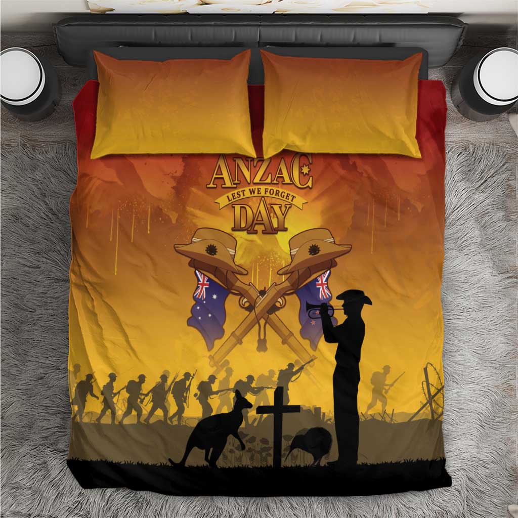 ANZAC Day Bedding Set Australia And New Zealand Slouch Hats