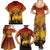 ANZAC Day Family Matching Summer Maxi Dress and Hawaiian Shirt Australia And New Zealand Slouch Hats