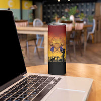 ANZAC Day Skinny Tumbler Australia And New Zealand Slouch Hats LT05 - Polynesian Pride