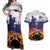 New Zealand And Australia ANZAC Last Post Couples Matching Off Shoulder Maxi Dress and Hawaiian Shirt