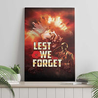 Honouring The ANZAC Spirit Canvas Wall Art Gallipoli Lest We Forget