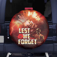 Honouring The ANZAC Spirit Spare Tire Cover Gallipoli Lest We Forget