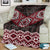 New Zealand Aotearoa Blanket Red Taniko Art Maori Pattern