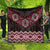 New Zealand Aotearoa Quilt Red Taniko Art Maori Pattern