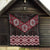 New Zealand Aotearoa Quilt Red Taniko Art Maori Pattern