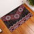 New Zealand Aotearoa Rubber Doormat Red Taniko Art Maori Pattern