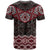 New Zealand Aotearoa T Shirt Red Taniko Art Maori Pattern