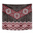 New Zealand Aotearoa Tapestry Red Taniko Art Maori Pattern